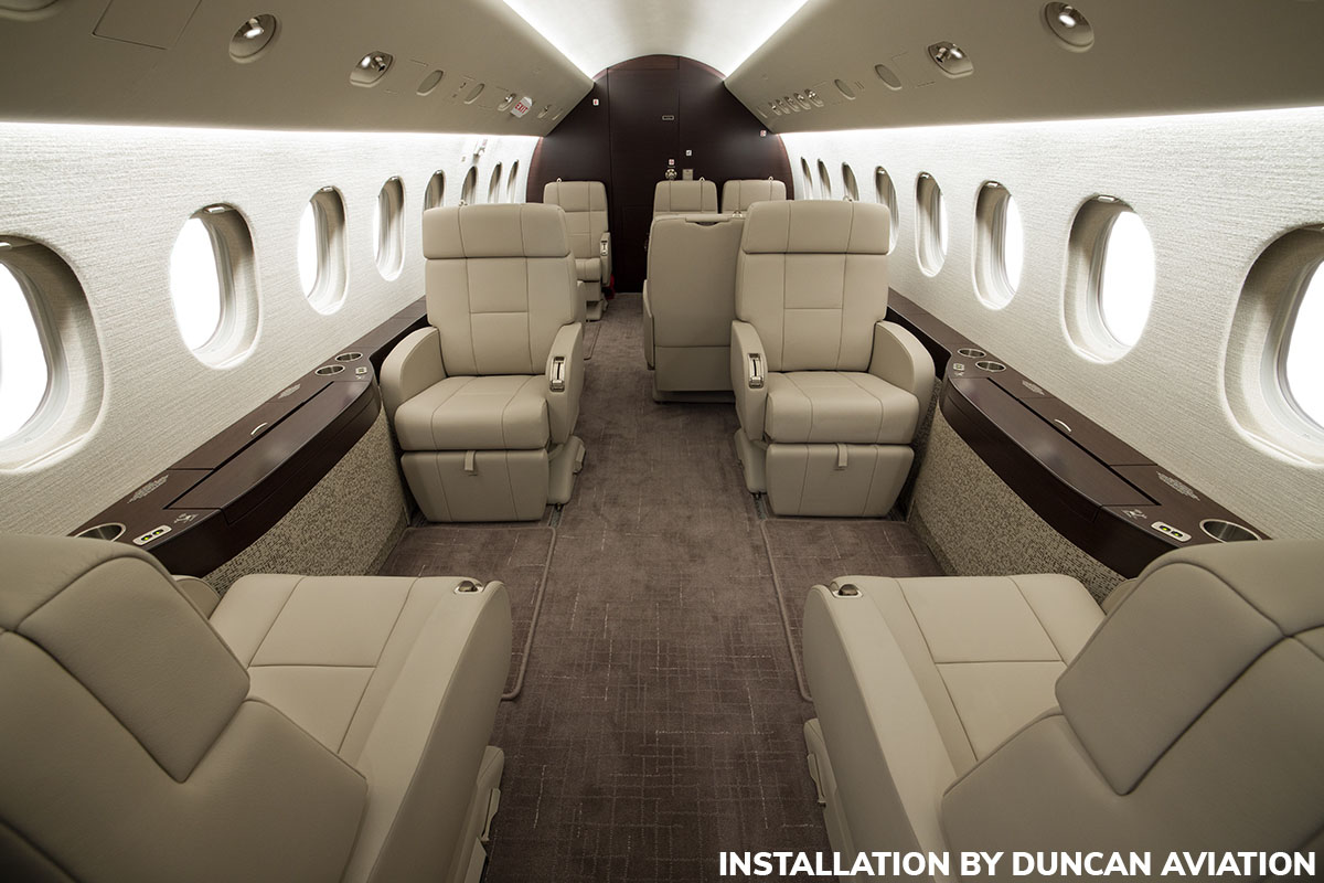 Prizm Aircraft Cabin Lighting Dassault Falcon Photo Gallery